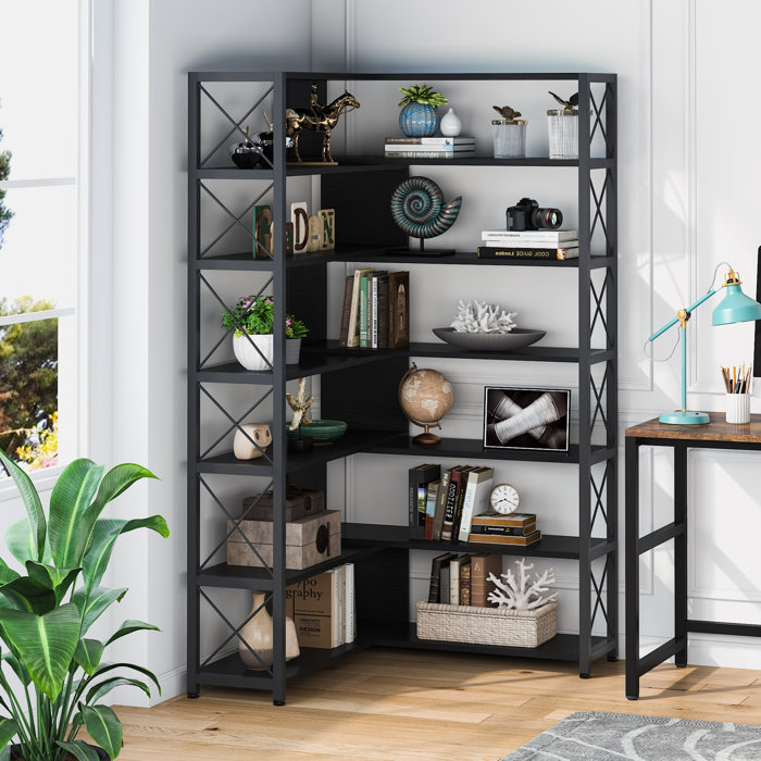 Latitude Run® Corner Bookcase & Reviews Wayfair